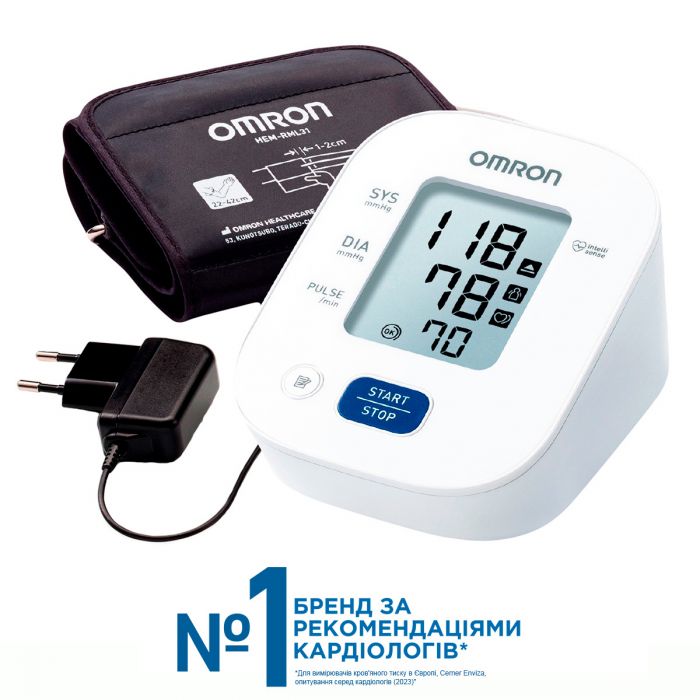 OMRON M2+ з адаптером