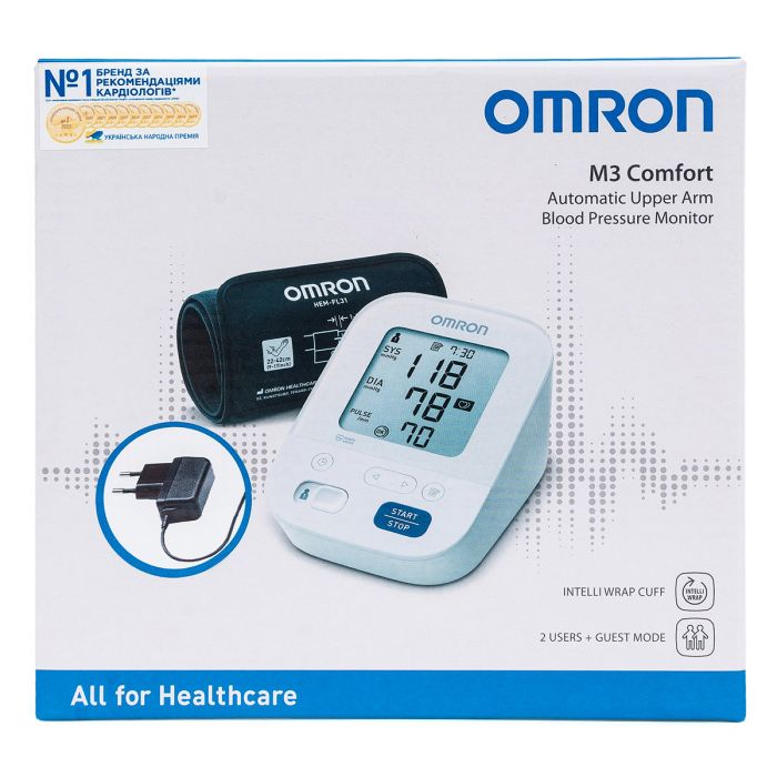 OMRON M3 Comfort з адаптером