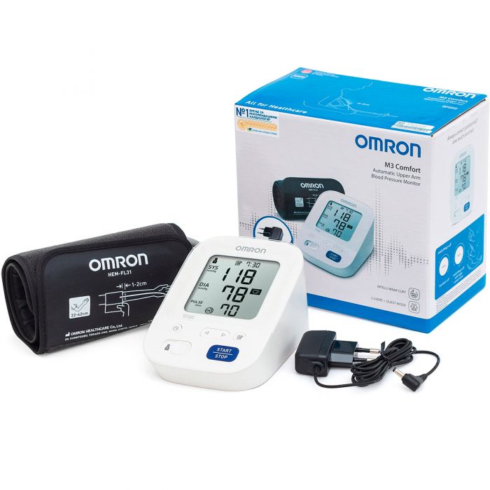 OMRON M3 Comfort з адаптером