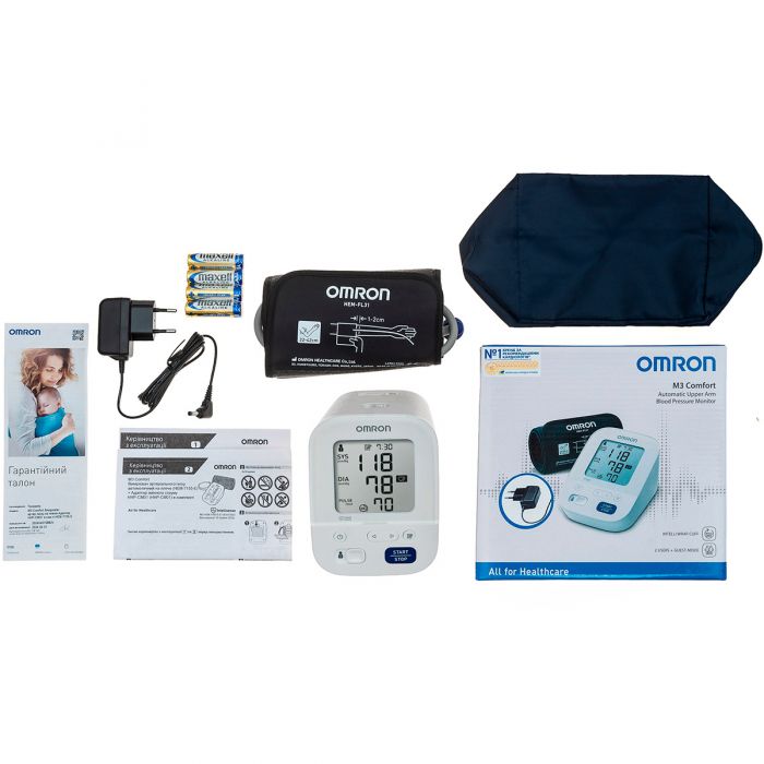 OMRON M3 Comfort з адаптером